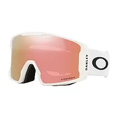 Гірськолижна маска Oakley Line Miner L (XL) Matte White Лінза Prizm Rose Gold Iridium