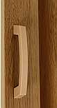 Двері гармошка глуха посилена, дуб 850*2030*12 мм Еліт. Двері міжкімнатні складні., фото 5