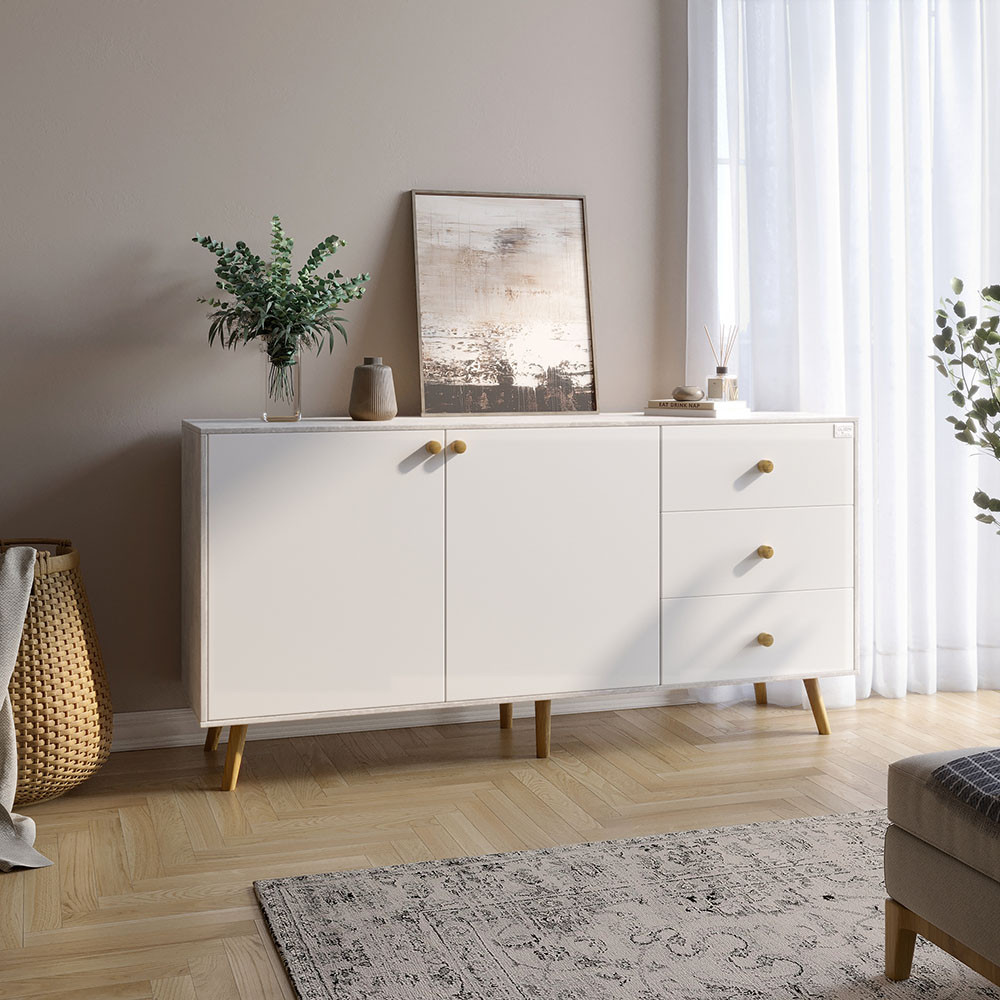 Комод LION Хьюге-5 Бетон/Німфея альба (LION-041104), фото 1