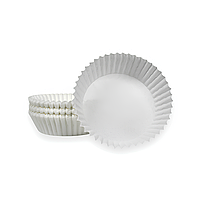 Форма для маффинов, капкейков, кексов, десертов бумажная белая 1000шт/уп. 70x22.5 / Бумажные формочки для выпечки
