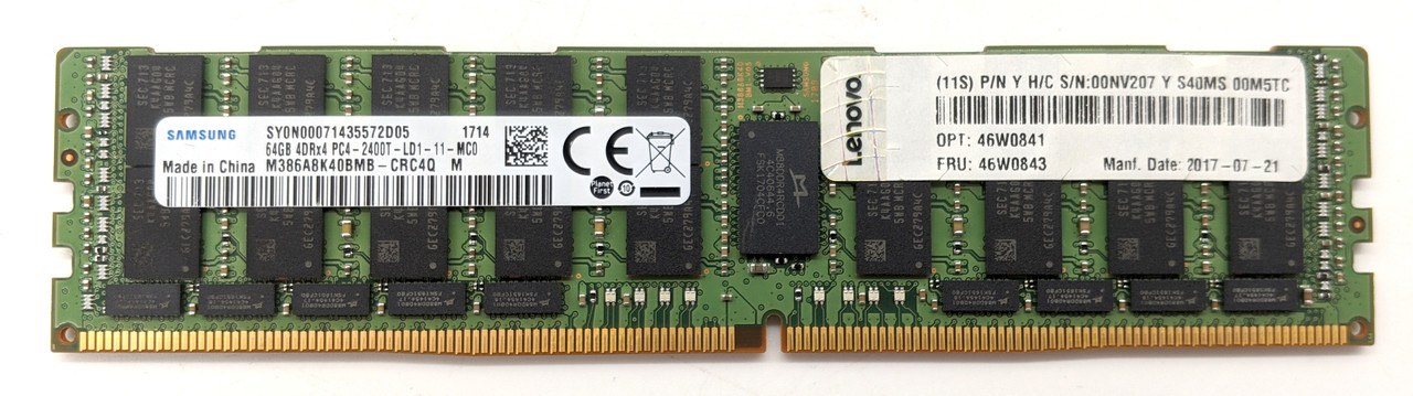 Серверна оперативна пам'ять Samsung DDR4 64Gb ECC REG