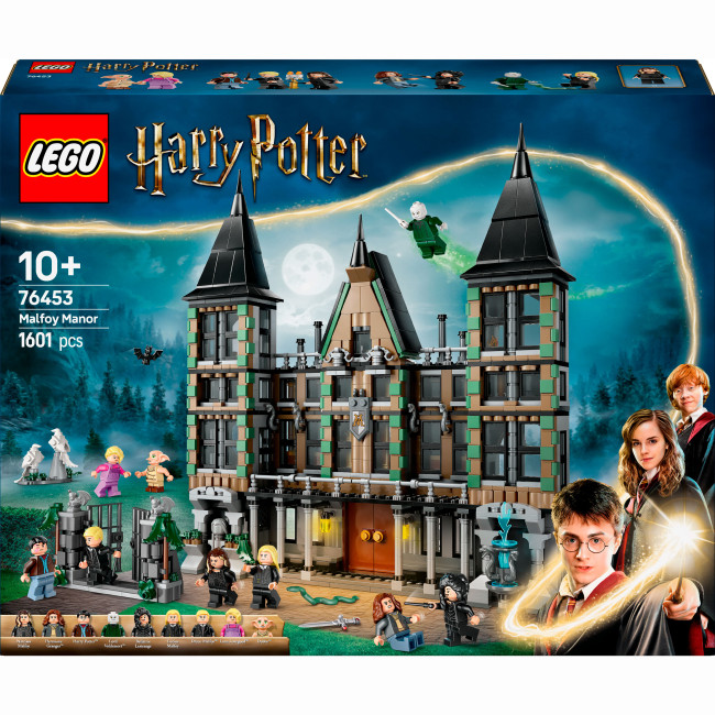 Конструктор LEGO Harry Potter Маєток родини Мелфой 76453 1601 деталей 9 x 48 x 38 см, фото 1