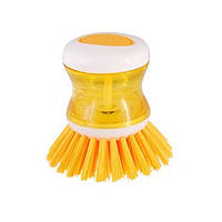 Щітка для миття посуду з дозатором