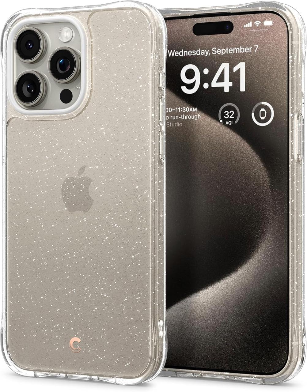 Чохол Spigen Cyrill Cecile Clear Glitter для iPhone 15 Pro ACS06764, фото 1