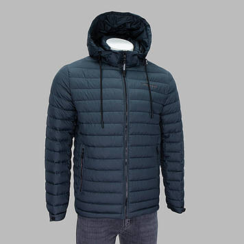 Куртка чоловіча ZERO FROZEN (міжсезонна) ZF50572 Т.СІРА 100% поліестер. Утеплювач: тінсулейт 46(Р)