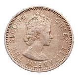 Малайя та Британське Борнео 10 центів, 1961 Мітка монетного двору "Н" - Хітон, Бірмінгем, фото 2