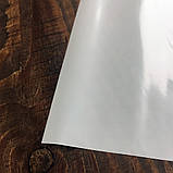 Плівка біло-перламутрова для пакування квітів і подарунків у аркушах 700 х 700 мм, товщина 30 мкм, 30 штук, фото 2