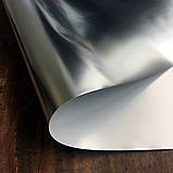 Плівка металізована та біло-перламутрова для пакування квітів і подарунків у аркушах 700 х 700 мм, 30 штук, фото 2