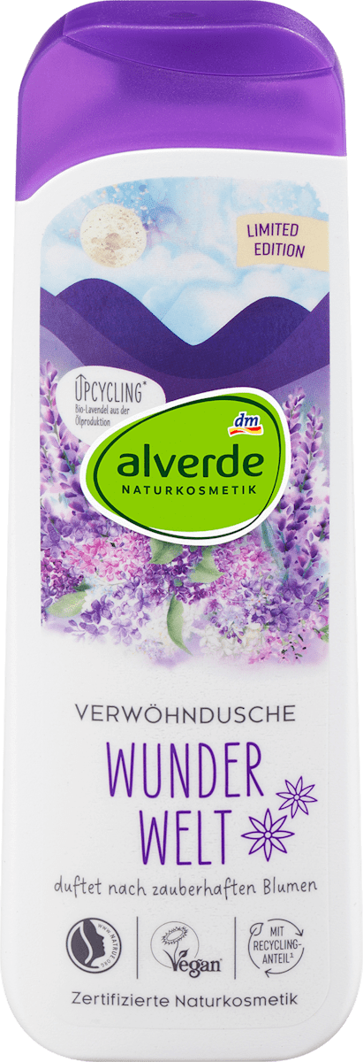 Гель для душу Alverde Naturkosmetik (Wonder World) лаванда 250 мл