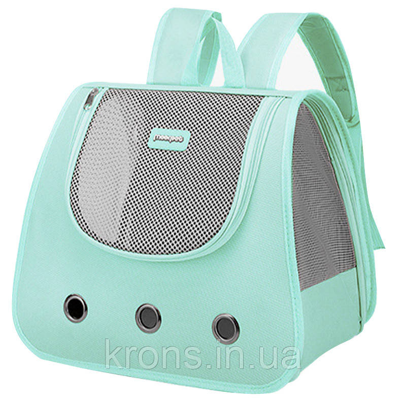 Рюкзак-переноска для кішок Moorpet 257711 Turquoise, фото 1