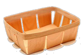 Еко упаковка кошик 205*160*80мм, плетені форма з дерева (шпону), фото 2