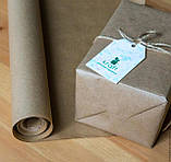 Крафт папір паковний, без друку, 0.7 х 2 метри. Щільність 70 грамів/м2., фото 3