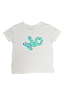 Футболка жіноча біла DNA з принтом "No"