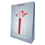 Пакет подарунковий No10 (ВЕРТИКАЛЬНИЙ) (480Х340Х120) від 10 шт., фото 3