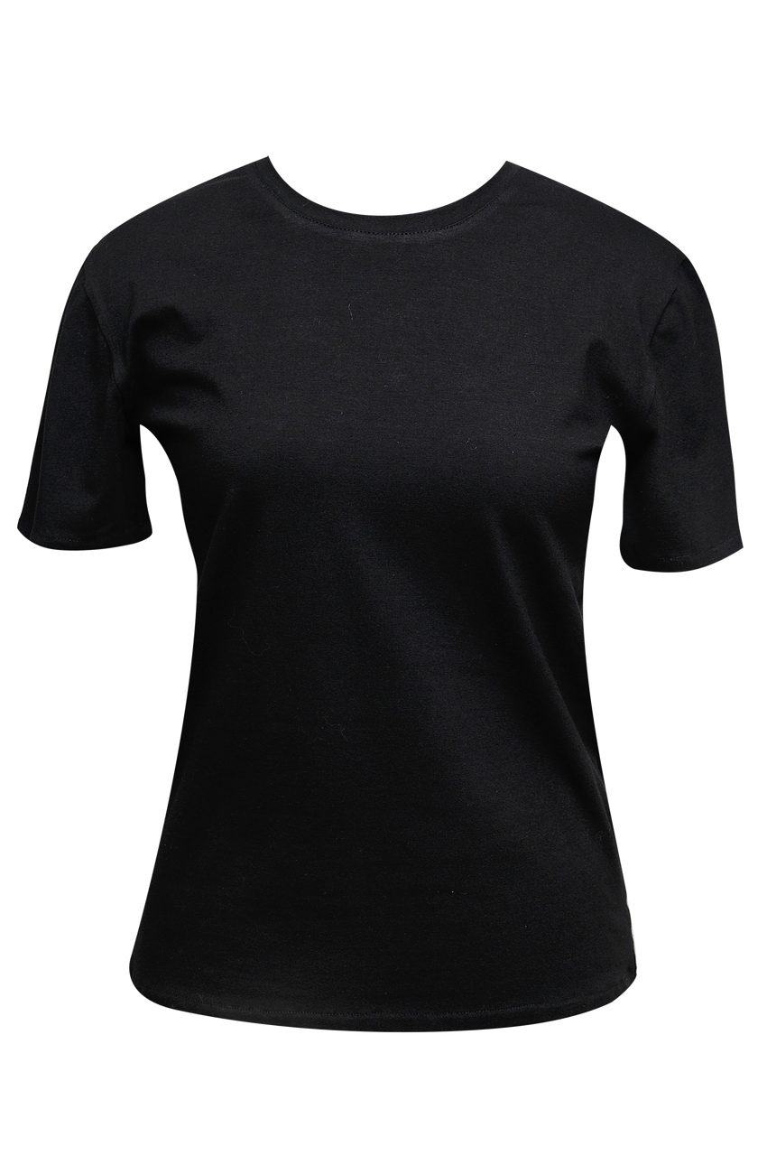 Футболка жіноча чорна DNA, фото 1