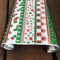 Подарунковий крейдований папір LOVE&HOME Новий Рік 0,7х1 м 70 г/м² (1PAPPR121)