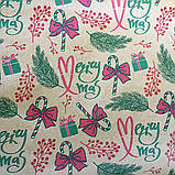 Подарунковий Крафт папір LOVE&HOME Xmas 0,7х1 м 70 г/м² (1PAPPR94), фото 4