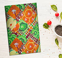 Рушник кухонний "Тропік фрукти" 30 х 45 см (салфетка кухонна) Бавовна