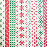 Подарунковий Крафт папір LOVE&HOME Сніжинки 0,7х10 м 70 г/м² (1PAPPR135), фото 2