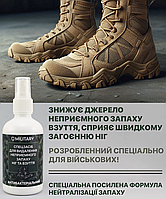 Спрей для ніг та взуття 100 мл протигрибковий антибактеріальний ранозагоювальний нейтралізує запах