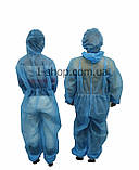 Комбінезон захисний одноразовий з спанбонду (Щільність 28г/м2) (кольори в асортименті), фото 6