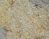 Деревна стружка для декору та паковання, наповнювач (тонка), фото 3