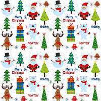 Подарунковий крейдований папір LOVE&HOME Сніговик 0,7х8 м 70 г/м² (1PAPPR12)