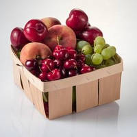 Екопаковка кошика 150*120*80 мм, плетена форма з дерева (шпона)