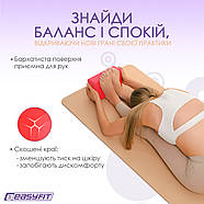 Блок для йоги EasyFit EVA Червоний, фото 6