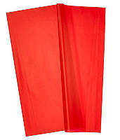 Однотонна матова плівка для квітів червона  58*58 см.
