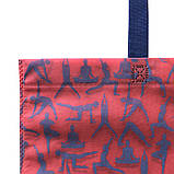 Екосумка з друком "Йога time" 450 х 315 мм рожева (спанбонд), фото 2