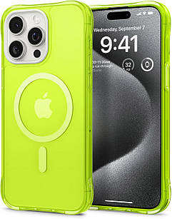 Чохол Spigen Cyrill UltraSheer MagSafe Lime для iPhone 15 Pro ACS06767