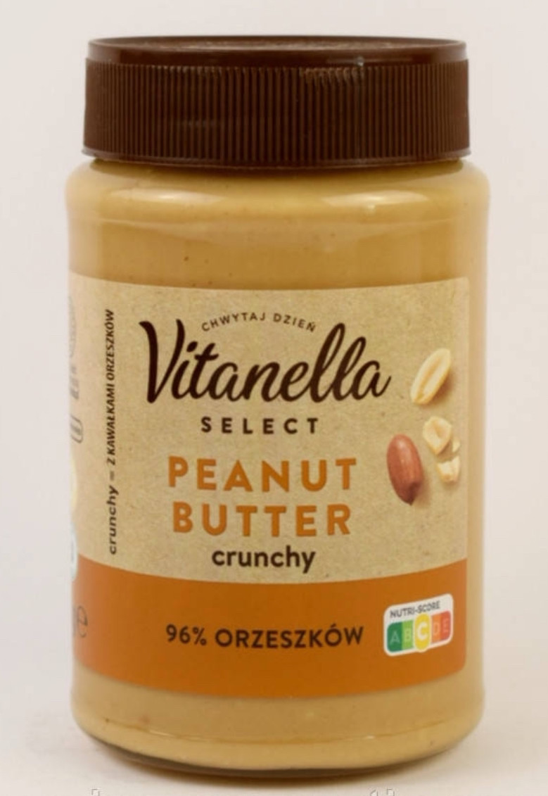 Арахісове масло з шматочками арахісу Vitanella, 450 g( термін до 04.25)