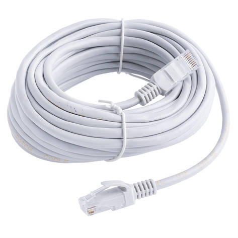 Патч-корд литий RITAR, CCA, UTP, RJ45, Cat.5e, 20m, сірий Q100, фото 1