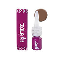 Хна для фарбування брів Zola Henna №2 Light brown (світло-коричневий), 5г