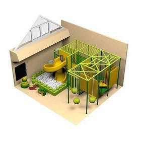 Дворівневий дитячий ігровий центр Еко Куточок 10-08