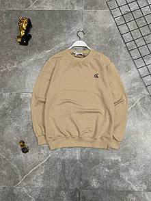 Світшот кофта чоловічий бежевий весна-осінь брендова Calvin Klein