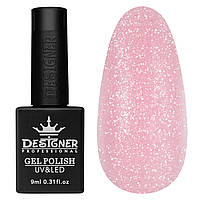 Камуфлююча кольорова база "Sparkles Beauty" Color Base Дизайнер для манікюру та педикюру, 9 мл. №124