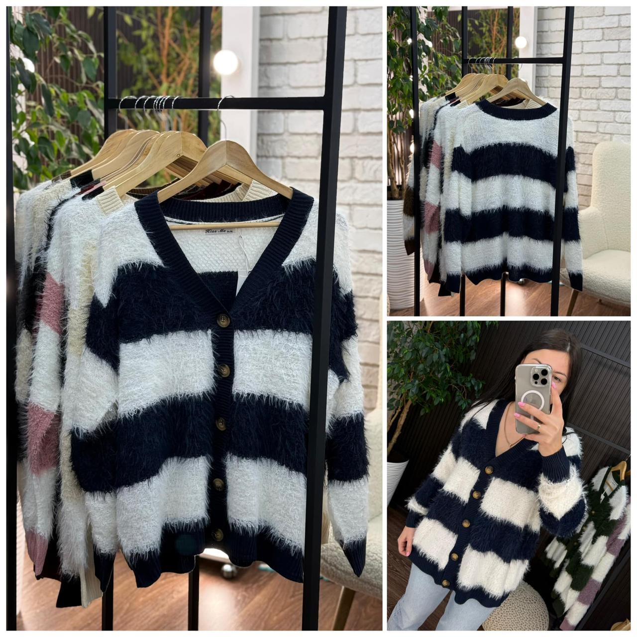 М'який жіночий кардиган, тканина "В'язка" 50, 52, 54, 56, 58 розмір 50