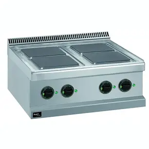 Настільна електрична плита 700-ї серії Apach APRE-77T/PL на 4 конфорки, фото 1