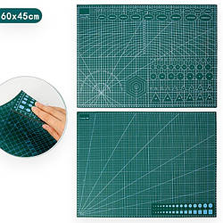 Килимок для різання А2 самовідновлювальний Cutting Mat 60х45 см 1 шт. Зелений