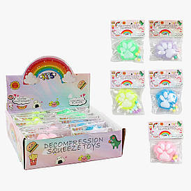 Гра антистрес С 70363  “Лапка”, сквіш, кульки, пухнасті