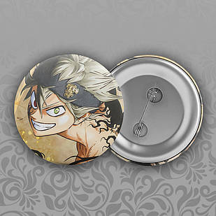 Значок 44 мм Аніме Black Clover 002