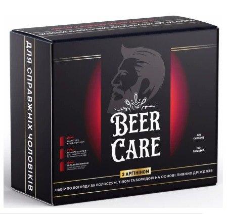 TRIUGA Набір по догляду (тіло, обличчя, борода) з аргініном Beer Care