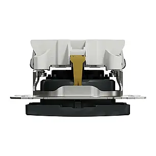 Розетка Schneider Sedna Design з заземленням та шторками IP20 чорна SDD114022, фото 3
