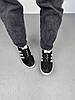 Кросівки жіночі чоловічі Adidas Gazelle og black Адідас Газель чорно-білі замшеві кеди повсякденні три смужки, фото 11