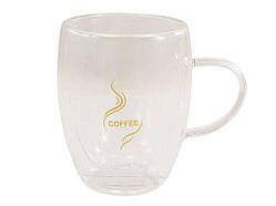Чашка з подвійними стінками 400мл TS24S04B COFFEE ТМ lUMINES
