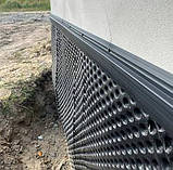 Геомембрана шиповидна Гідроізоляція фундаменту геомембрана шипоподібна IZOFLEX 400 г/м2, фото 6