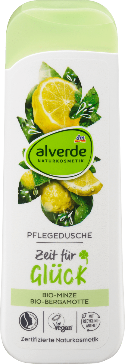 Гель для душу Alverde Naturkosmetik (М'ята-Бергамот) 250 мл