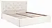 Ліжко Двоспальне Bristol VIP 180 х 200 см Місті Milk З додатковою металевою цільнозварною рамою Бежевий, фото 2